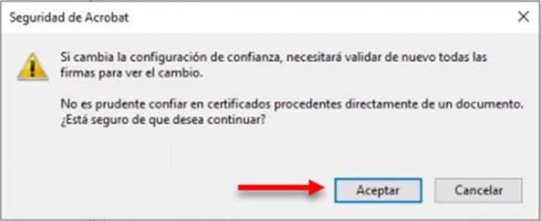 Figure 6: Adobe alert message