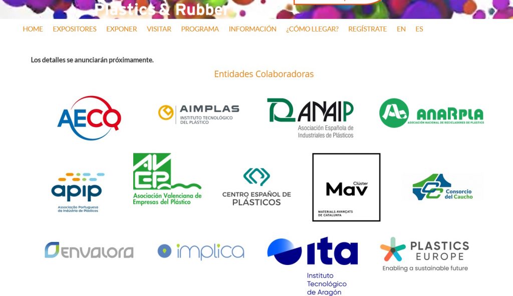 El ITA asistirá a Plastics & Rubber 2025