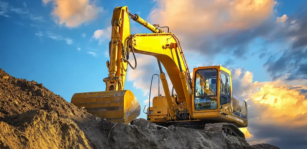 Excavadora trabajando